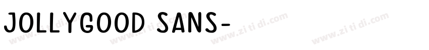 JollyGood Sans字体转换